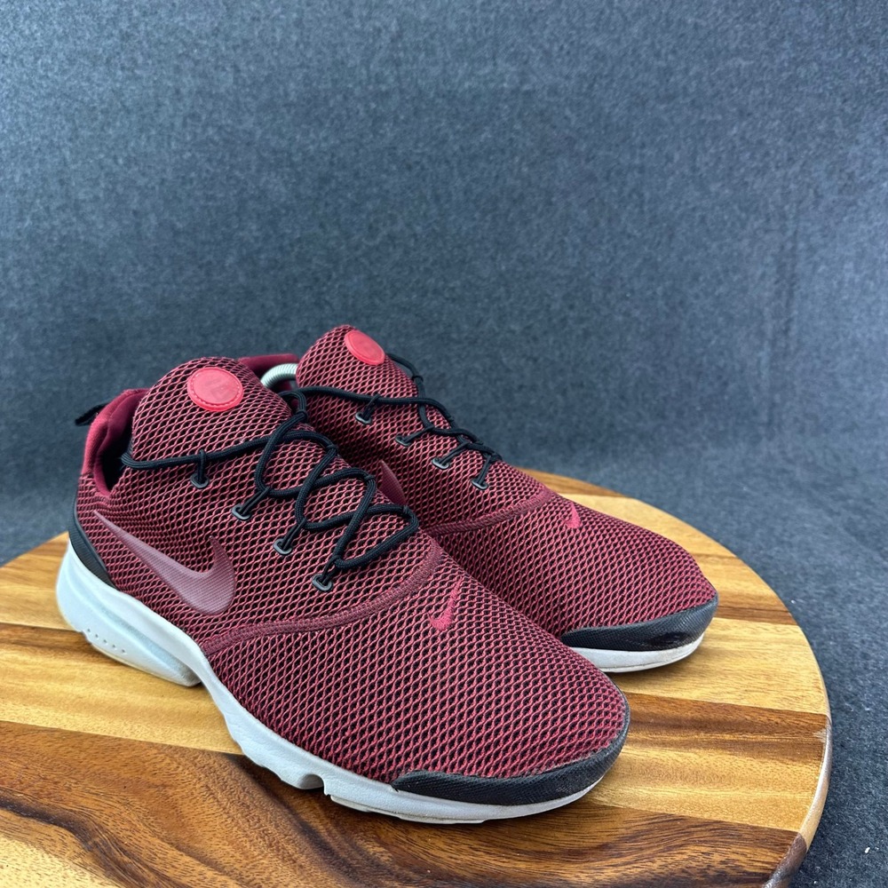 Nike Presto Fly SE Team Red Gray Mens Size 10.5 Athletic Running Shoes Sneakers - Picture 2 of 13